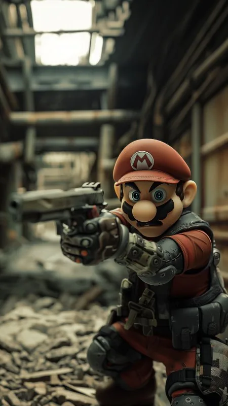 Super Mario Game HD Gaming Wallpaper