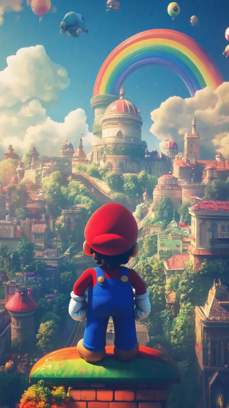 Super Mario Game HD Gaming Wallpaper