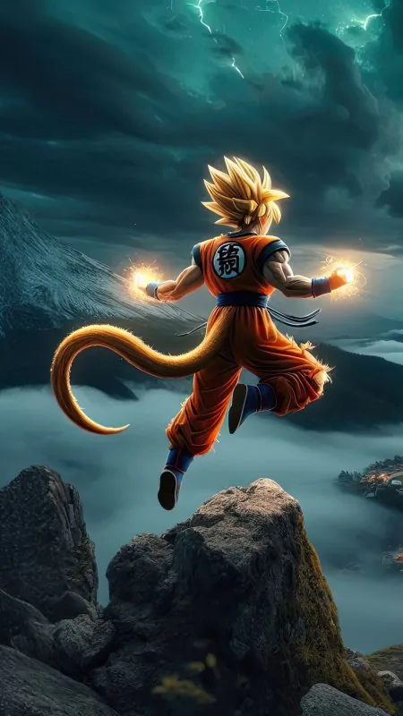 The Power Of Goku Gaming Wallpaper