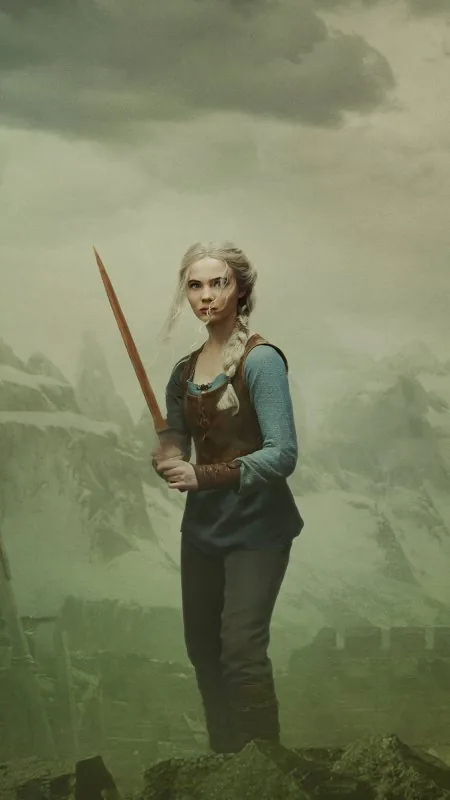 The Witcher Freya Allan Game Gaming Wallpaper