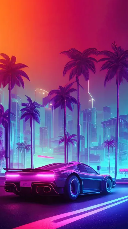 Vapor Ride To City HD Gaming Wallpaper