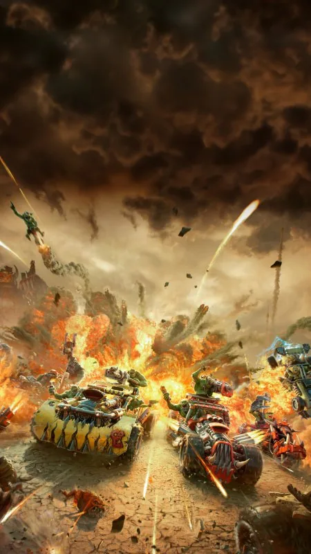 Warhammer 40K Speed Freeks Game HD Gaming Wallpaper
