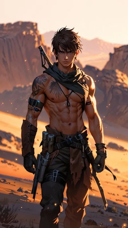 Gaming Warrior Weapon Game Wallpaper