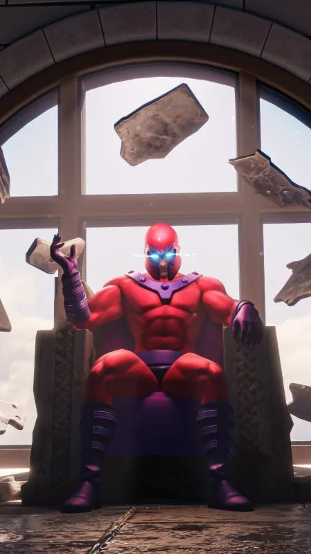 Gaming Wastelander Magneto Fortnite Gameplay Wallpaper