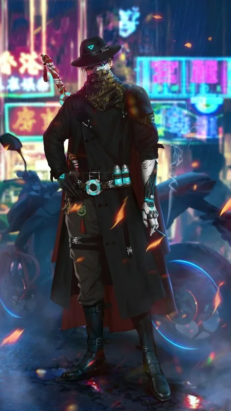 Gaming Z Police In Cyber Game Wallpaper