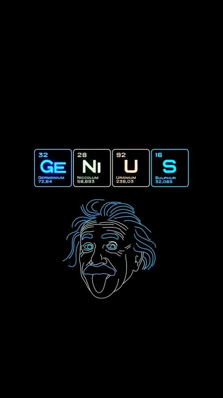 Genius Periodic Table Wallpaper