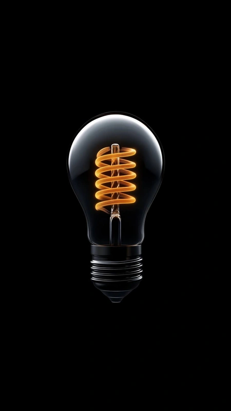 Glowing Bulb Wallpaper