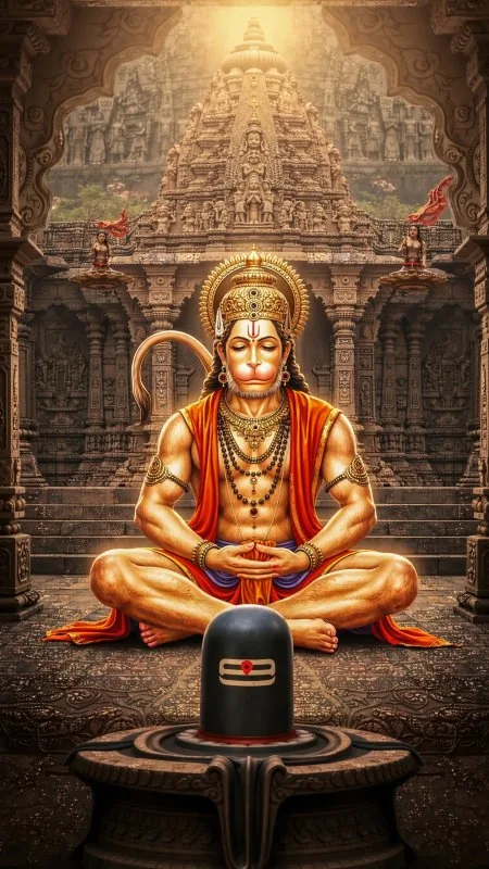 Jai Shree Ram Hanuman God Wallpaper