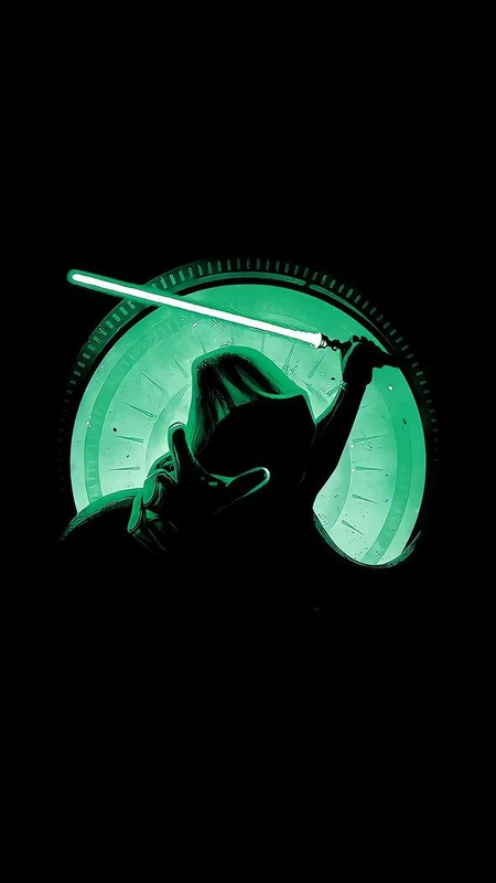Green Saber Hood Wallpaper