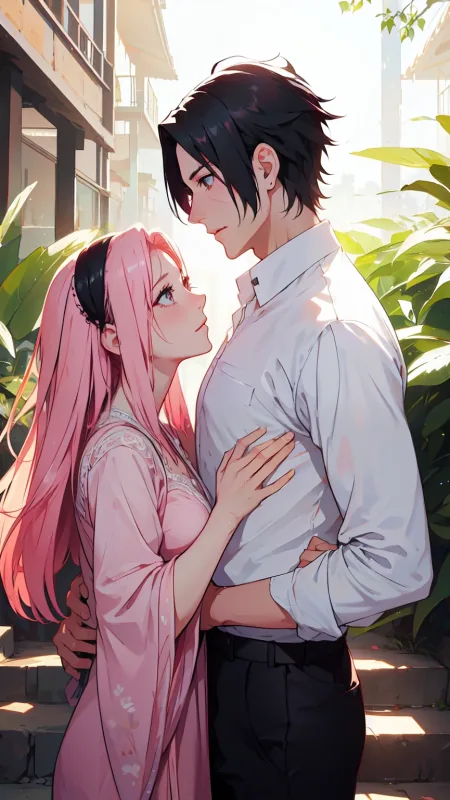 Anime Love Phone Wallpaper