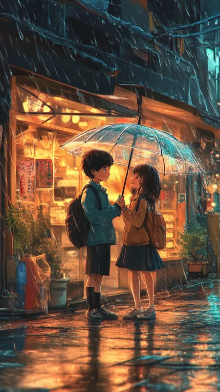 Anime Love HD Wallpaper