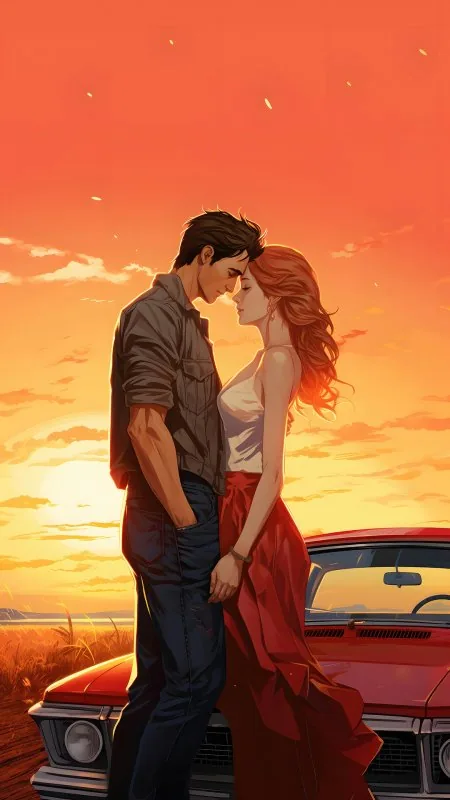 Countryside Of Love Mobile Wallpaper