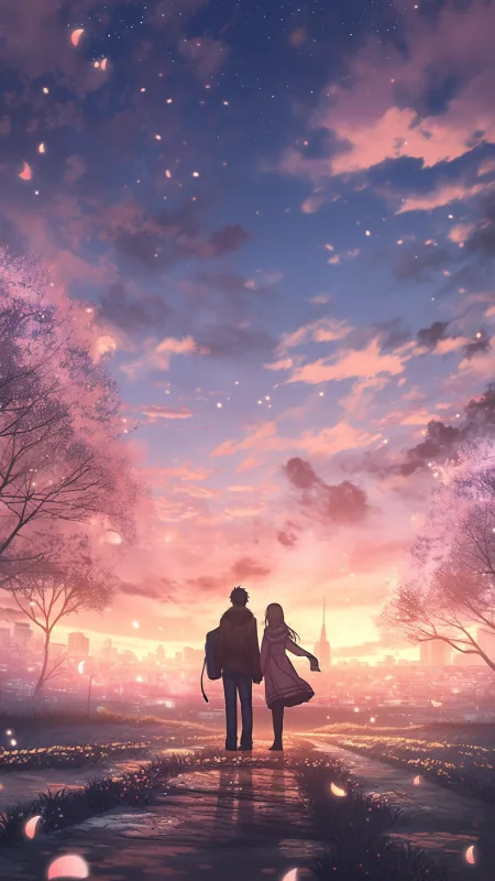 Love Couple Phone Wallpaper