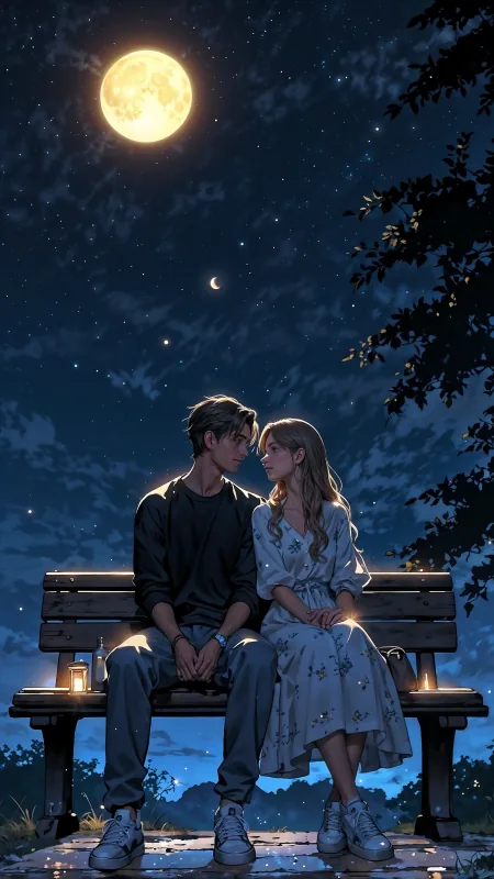 Love Couple Phone Wallpaper