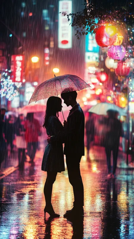 Love Couple Phone Wallpaper