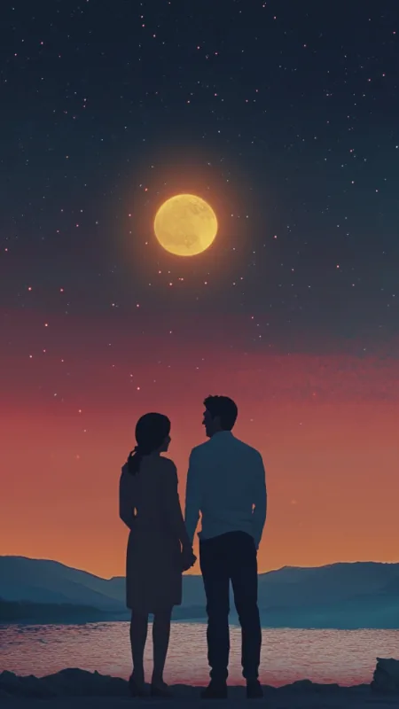Love Couple Phone Wallpaper