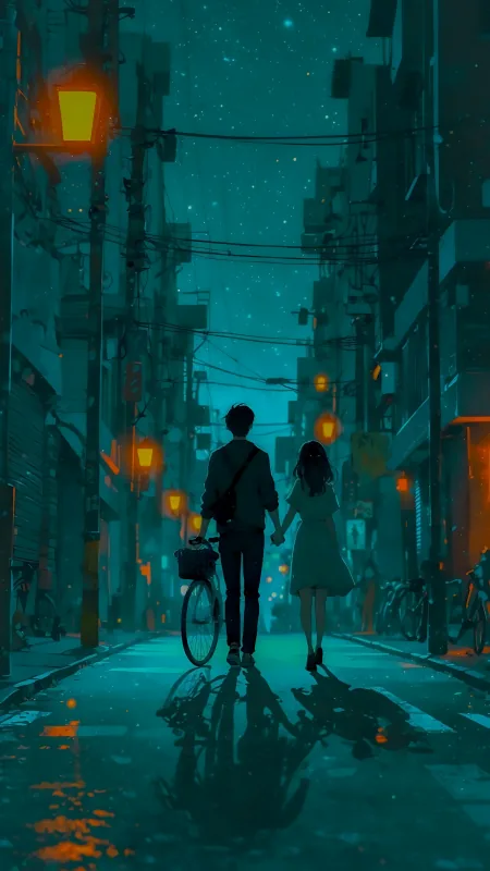 Love Couple Phone Wallpaper