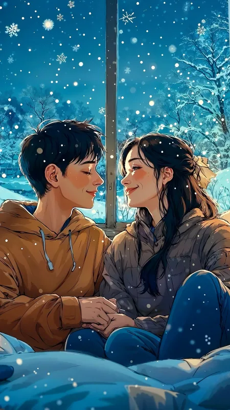 Love Couple Phone Wallpaper