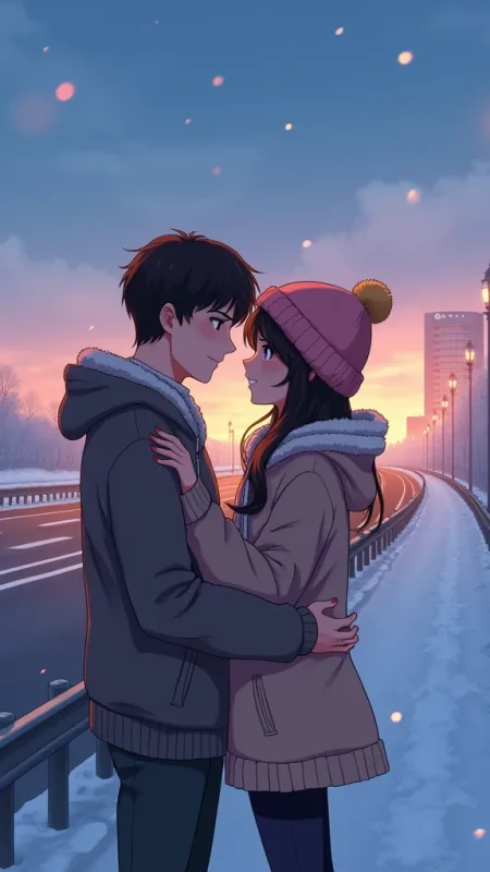 Love Couple Phone Wallpaper