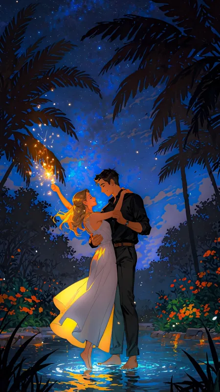 Love Couple Phone Wallpaper