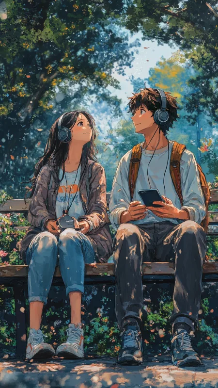 Love Couple Phone Wallpaper