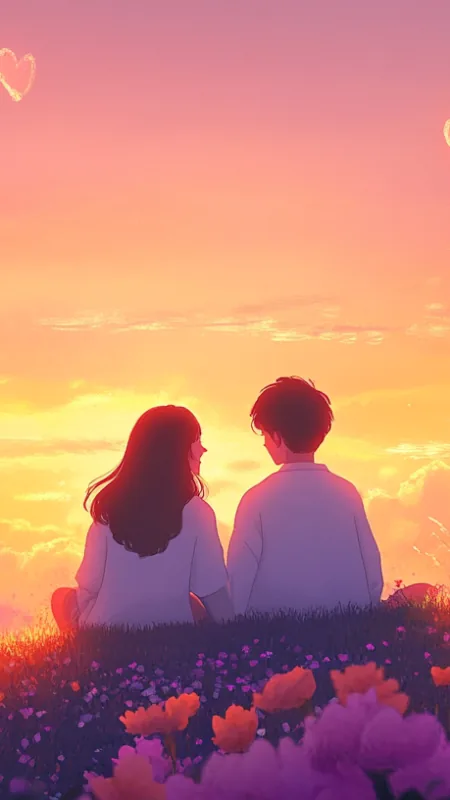 Love Couple Phone Wallpaper