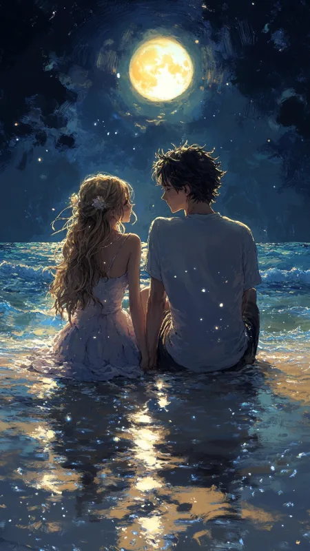 Love Couple Phone Wallpaper