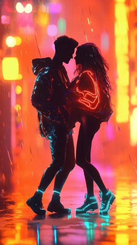 Love Couple Phone Wallpaper