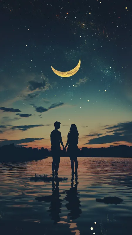 Love Couple Phone Wallpaper