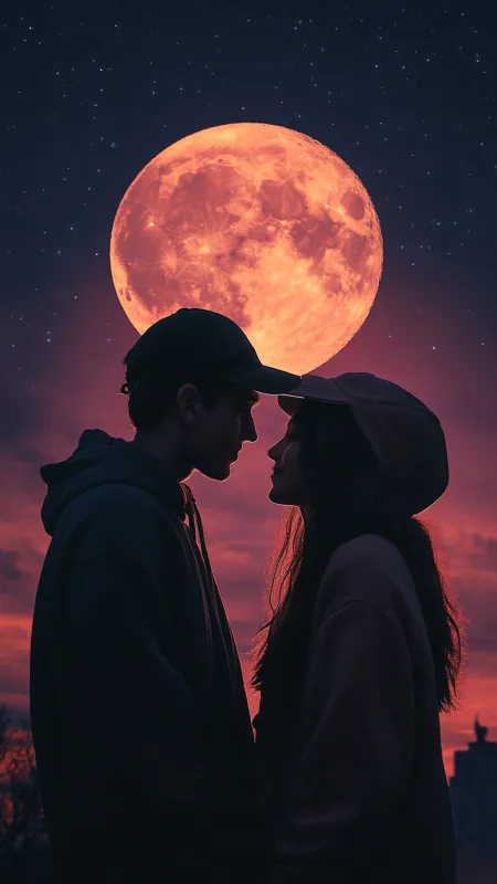 Love Couple Phone Wallpaper
