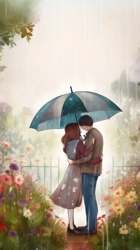 Love Couple Art HD Wallpaper