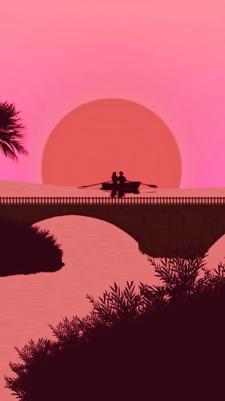 Couple Boat Romantic Love Wallpaper