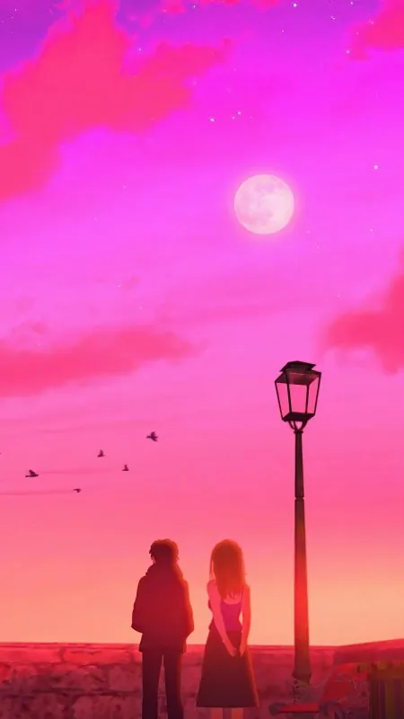 Couple In Love Phone Wallpaper