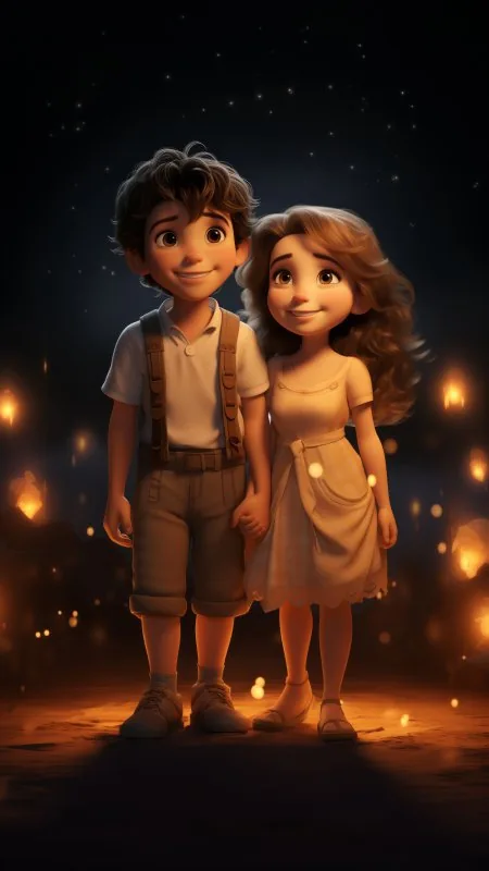 Couple Smile Romance Love Phone Wallpaper