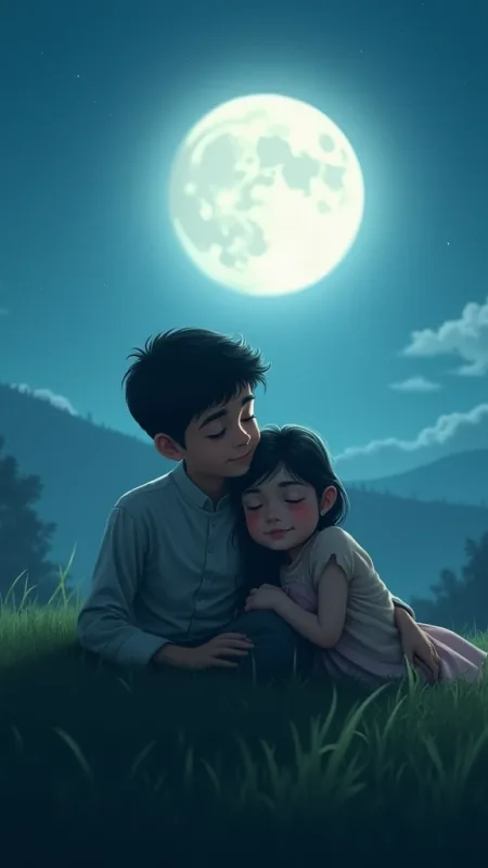 Cute Love Couple Wallpaper