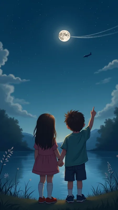 Cute Love Couple Phone Wallpaper