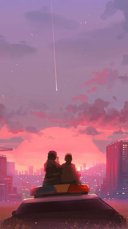 Love Evening Talks Wallpaper