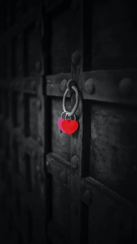 Hearts Lock Gate HD Love Wallpaper