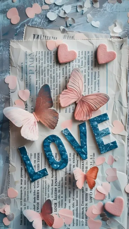 Jornal Love Borboleta HD Wallpaper