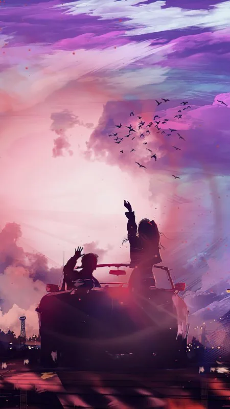 Love Long Drives With You Wallpaper