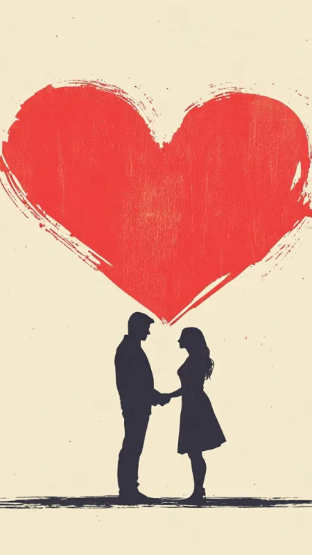 True Love Minimalist HD Wallpaper