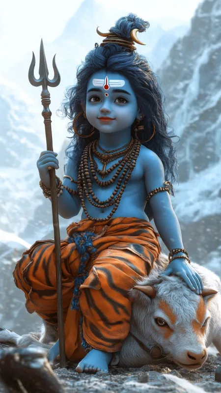 Little Lord Shiva Mahadev Wallpaper