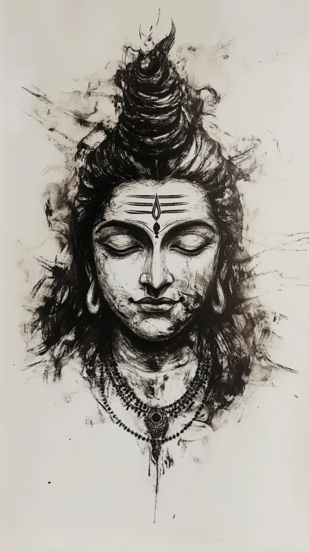 Mahadev Lord Shiva Art Wallpaper