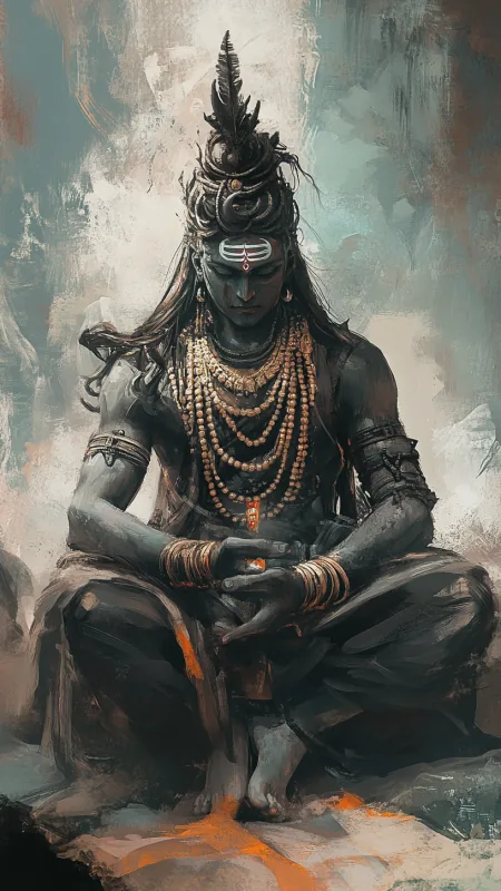 Mahadev Lord Shiva Art Wallpaper
