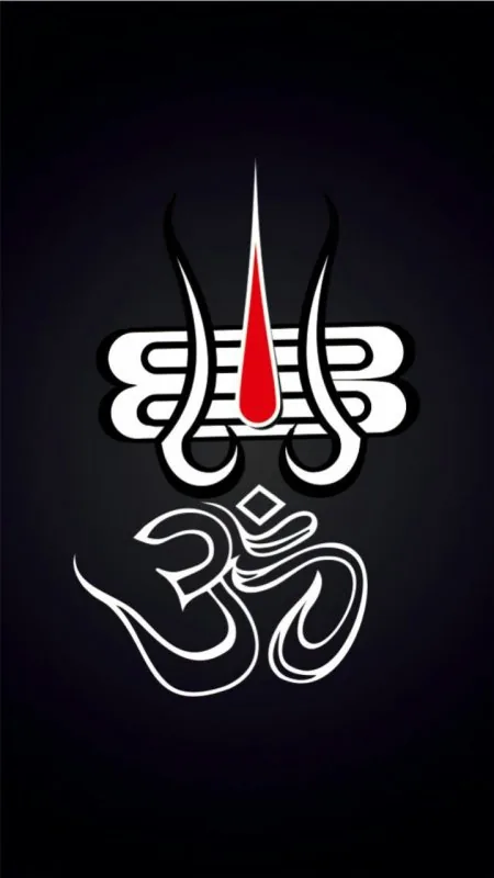 Tripund Tilak Om Emblem Mahadev Wallpaper