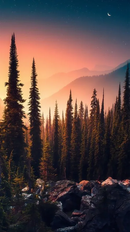 Nature Art Landscape Painting Phone Wallpaper