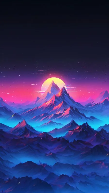 Atmosphere Purple Natural Landscape HD Nature Wallpaper