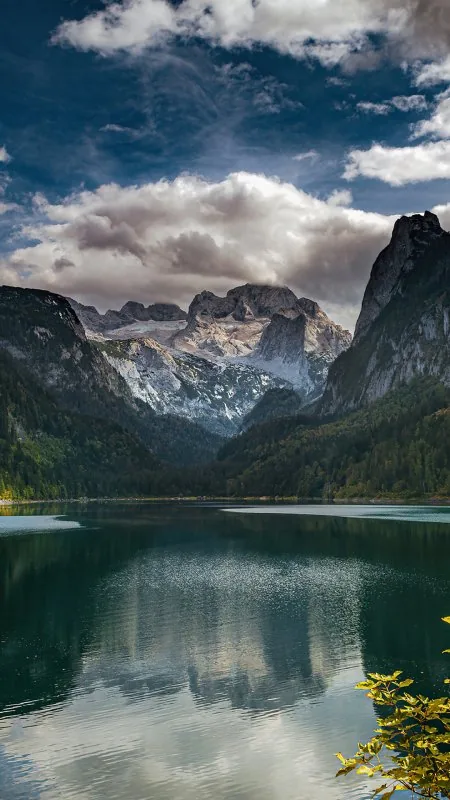 Nature Autumn At Lake Gosau Vu Wallpaper