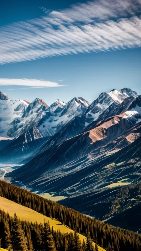 Nature Beautiful Mountain Landscape Wallpaper