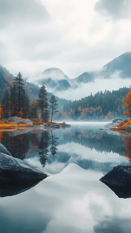 Nature Beautiful Mountain Landscape Wallpaper